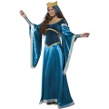 Kostým Středověká Lady - modrá