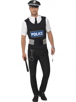 Pánský kostým policajt