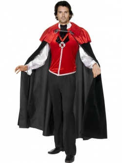 Kostým Upír - červený