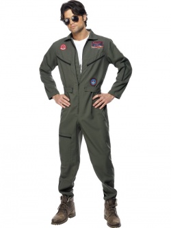 Kostým Letec Top Gun Deluxe